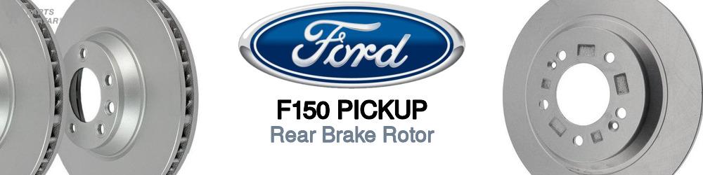 Discover Ford F150 pickup Rear Brake Rotors For Your Vehicle