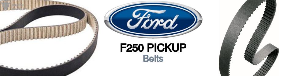 Discover Ford F250 Pickup Belts For Your Vehicle