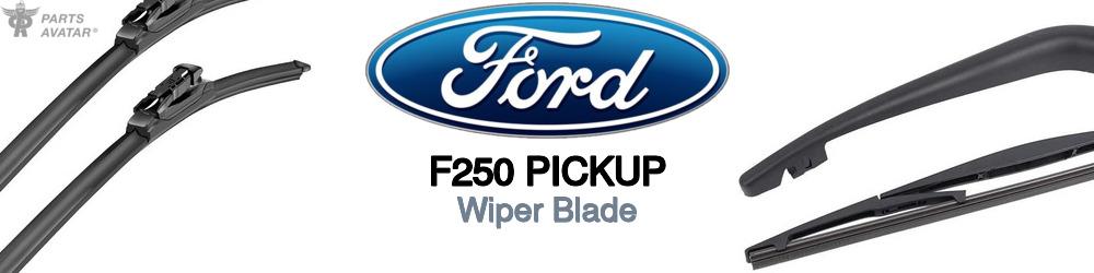 Discover Ford F250 pickup Wiper Blades For Your Vehicle