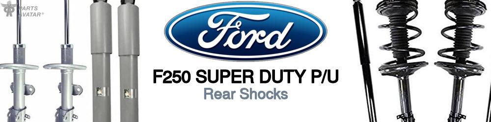 Discover Ford F250 pickup Rear Shocks For Your Vehicle