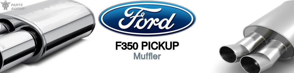 Discover Ford F350 pickup Mufflers For Your Vehicle