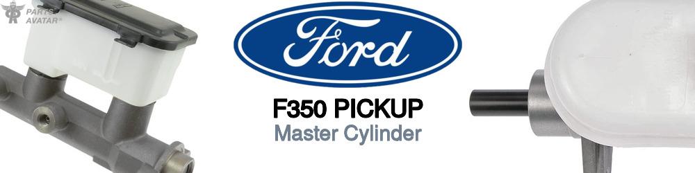 Discover Ford F350 pickup Master Cylinders For Your Vehicle