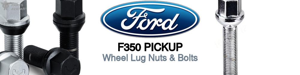 Discover Ford F350 pickup Wheel Lug Nuts & Bolts For Your Vehicle