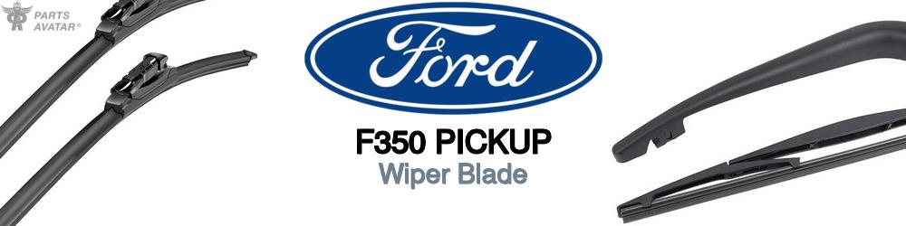 Discover Ford F350 pickup Wiper Blades For Your Vehicle