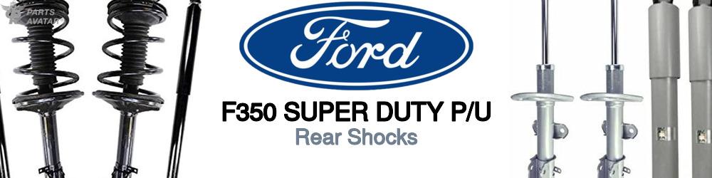 Discover Ford F350 pickup Rear Shocks For Your Vehicle