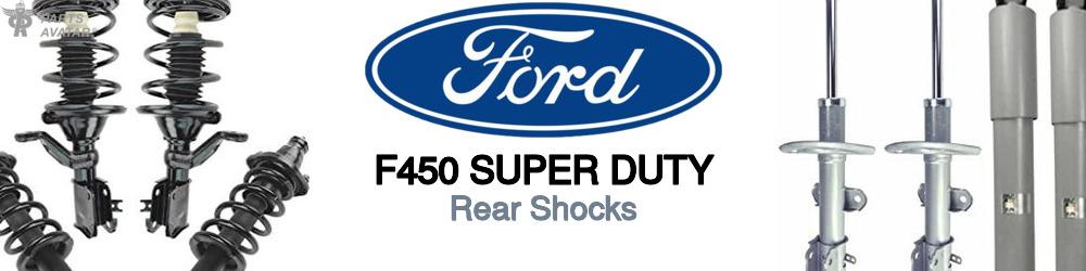 Discover Ford F450 super duty Rear Shocks For Your Vehicle