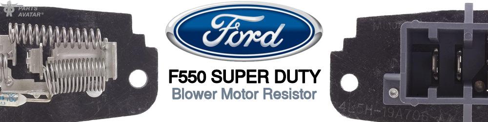Discover Ford F550 super duty Blower Motor Resistors For Your Vehicle