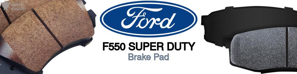 Discover Ford F550 super duty Brake Pads For Your Vehicle
