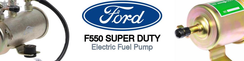 Discover Ford F550 super duty Electric Fuel Pump For Your Vehicle