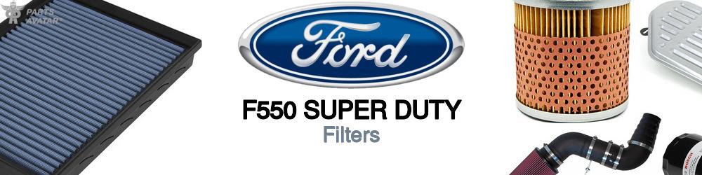 Discover Ford F550 super duty Car Filters For Your Vehicle