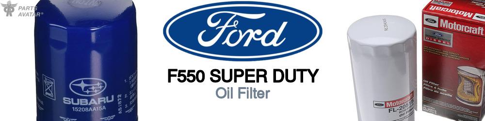 Discover Ford F550 super duty Engine Oil Filters For Your Vehicle