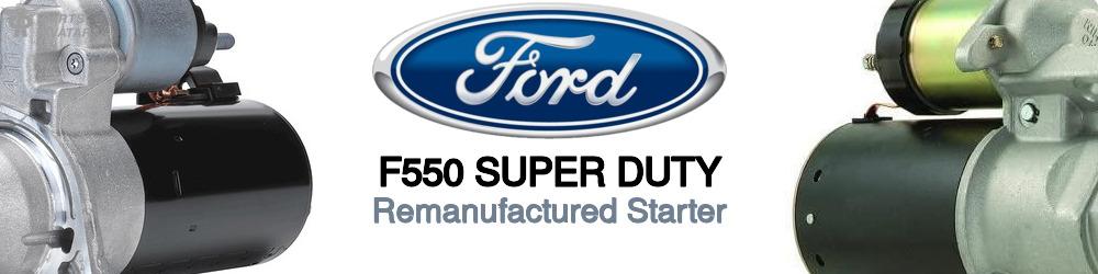 Discover Ford F550 super duty Starter Motors For Your Vehicle