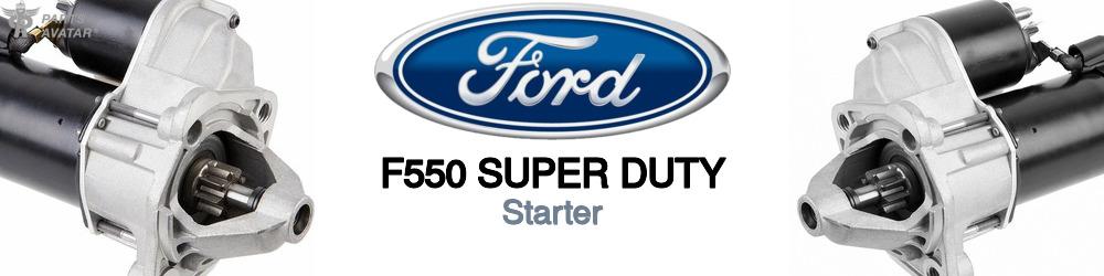 Discover Ford F550 super duty Starters For Your Vehicle
