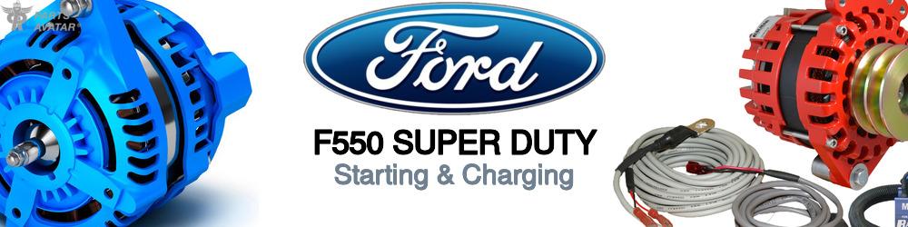 Discover Ford F550 super duty Starting & Charging For Your Vehicle
