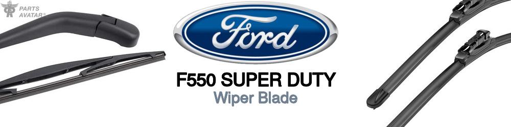 Discover Ford F550 super duty Wiper Blades For Your Vehicle