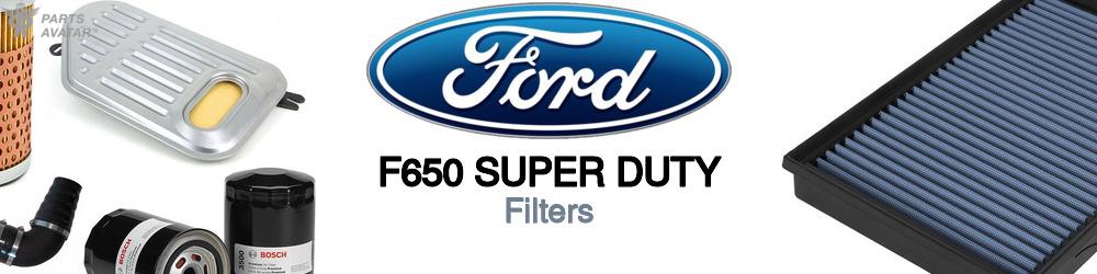 Discover Ford F650 super duty Car Filters For Your Vehicle