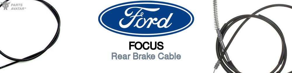 Discover Ford Focus Rear Brake Cable For Your Vehicle