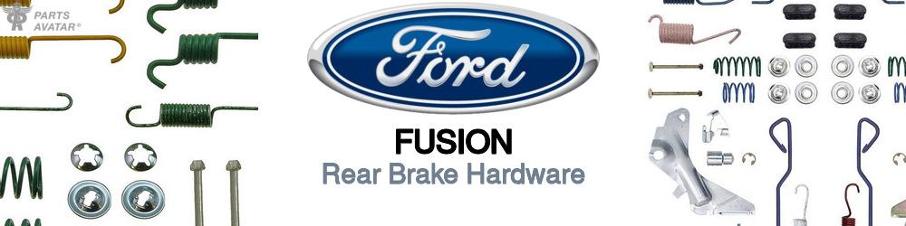 Ford Fusion Rear Brake Hardware