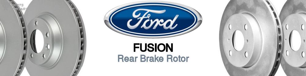 Discover Ford Fusion Rear Brake Rotor For Your Vehicle