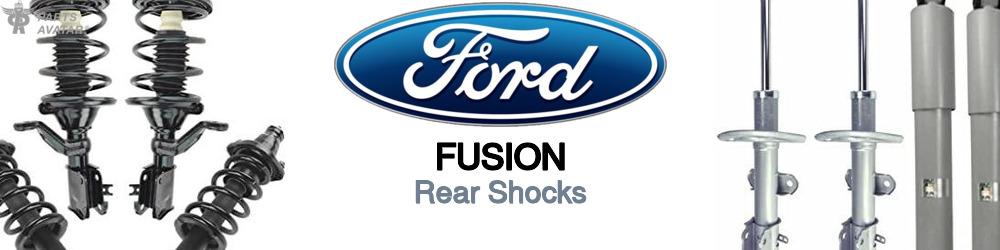 Discover Ford Fusion Rear Shocks For Your Vehicle