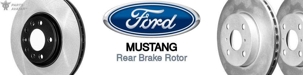 Discover Ford Mustang Rear Brake Rotors For Your Vehicle