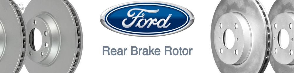 Discover Ford Rear Brake Rotors For Your Vehicle
