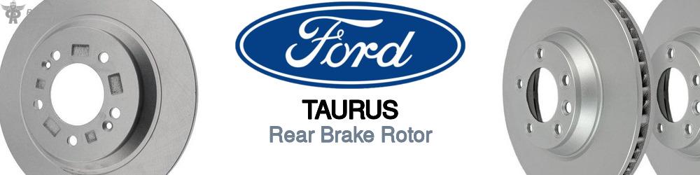 Discover Ford Taurus Rear Brake Rotors For Your Vehicle