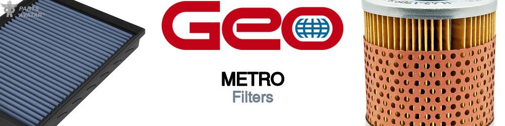 Discover Geo Metro Car Filters For Your Vehicle