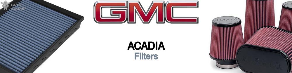 Discover Gmc Acadia Car Filters For Your Vehicle