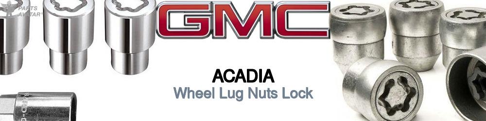 Discover Gmc Acadia Wheel Lug Nuts Lock For Your Vehicle