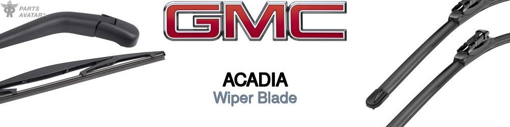 Discover Gmc Acadia Wiper Blades For Your Vehicle