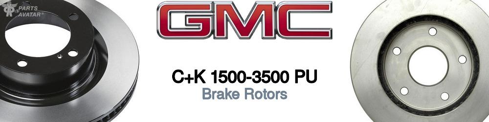 Discover Gmc C+k 1500-3500 pu Brake Rotors For Your Vehicle