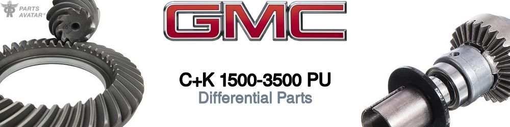 GMC C+K 1500-3500 Pickup Differential Parts