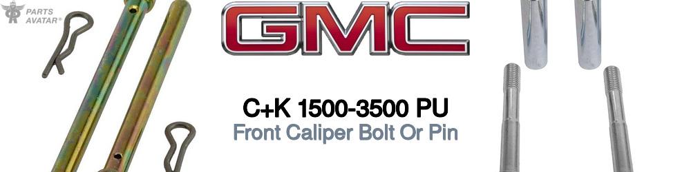 Discover Gmc C+k 1500-3500 pu Caliper Guide Pins For Your Vehicle