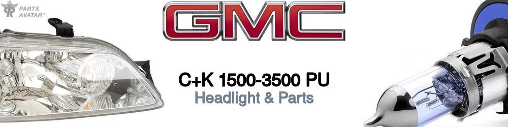 Discover Gmc C+k 1500-3500 pu Headlight Components For Your Vehicle