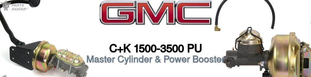 GMC C+K 1500-3500 Pickup Master Cylinder & Power Booster