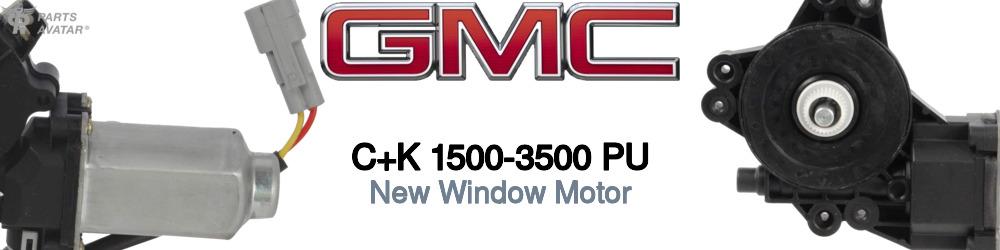 Discover Gmc C+k 1500-3500 pu Window Motors For Your Vehicle