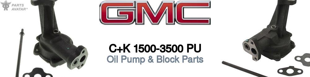 Discover Gmc C+k 1500-3500 pu Oil Pumps For Your Vehicle