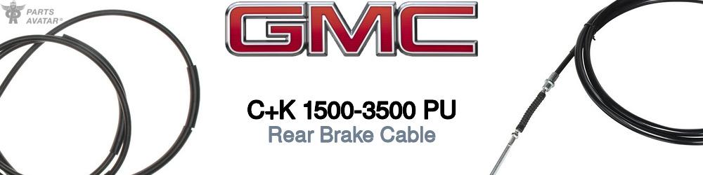 Discover Gmc C+k 1500-3500 pu Rear Brake Cable For Your Vehicle