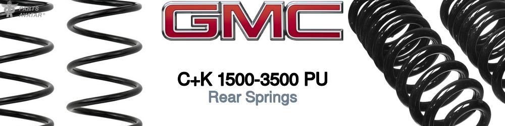 Discover Gmc C+k 1500-3500 pu Rear Springs For Your Vehicle