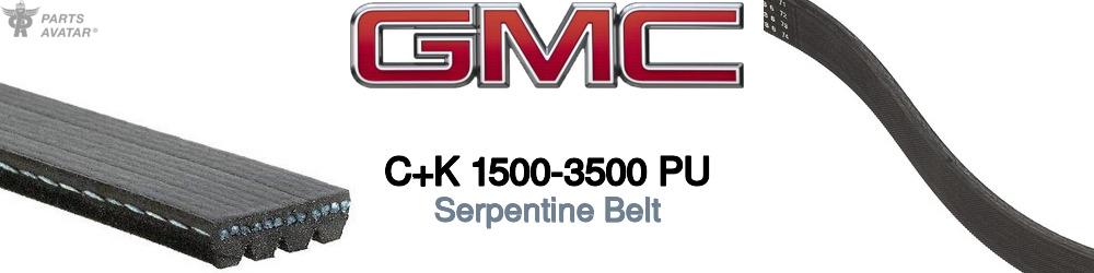 Discover Gmc C+k 1500-3500 pu Serpentine Belts For Your Vehicle
