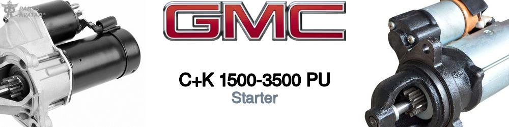 Discover Gmc C+k 1500-3500 pu Starters For Your Vehicle