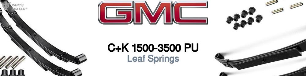 Discover Gmc C+k 1500-3500 pu Leaf Springs For Your Vehicle