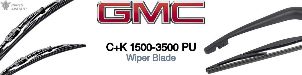 Discover Gmc C+k 1500-3500 pu Wiper Blades For Your Vehicle