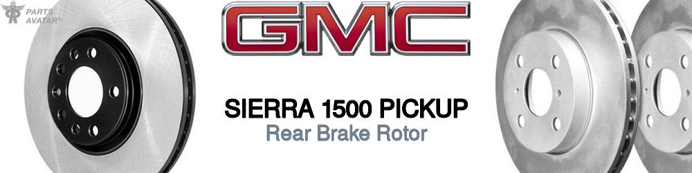 Discover Gmc Sierra 1500 pickup Rear Brake Rotors For Your Vehicle