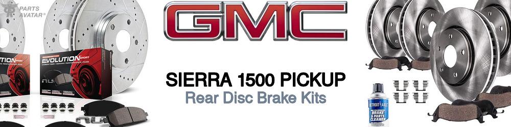 Discover Gmc Sierra 1500 pickup Rear Brake Rotors and Pads For Your Vehicle