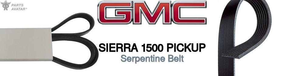 Discover Gmc Sierra 1500 pickup Serpentine Belts For Your Vehicle