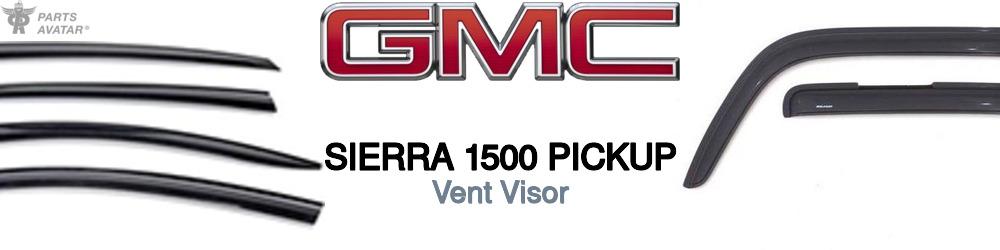 Discover Gmc Sierra 1500 pickup Visors For Your Vehicle