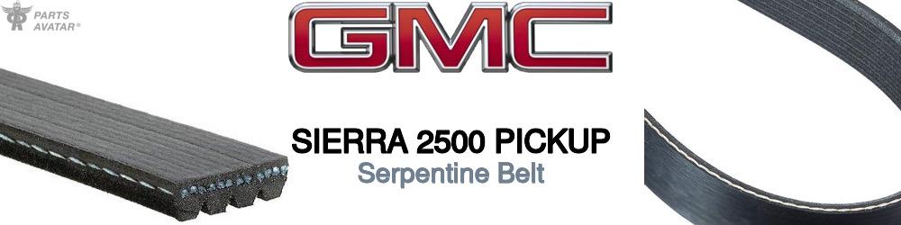 Discover Gmc Sierra 2500 pickup Serpentine Belts For Your Vehicle