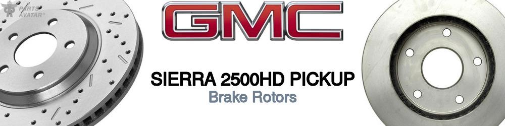 Discover Gmc Sierra 2500hd pickup Brake Rotors For Your Vehicle